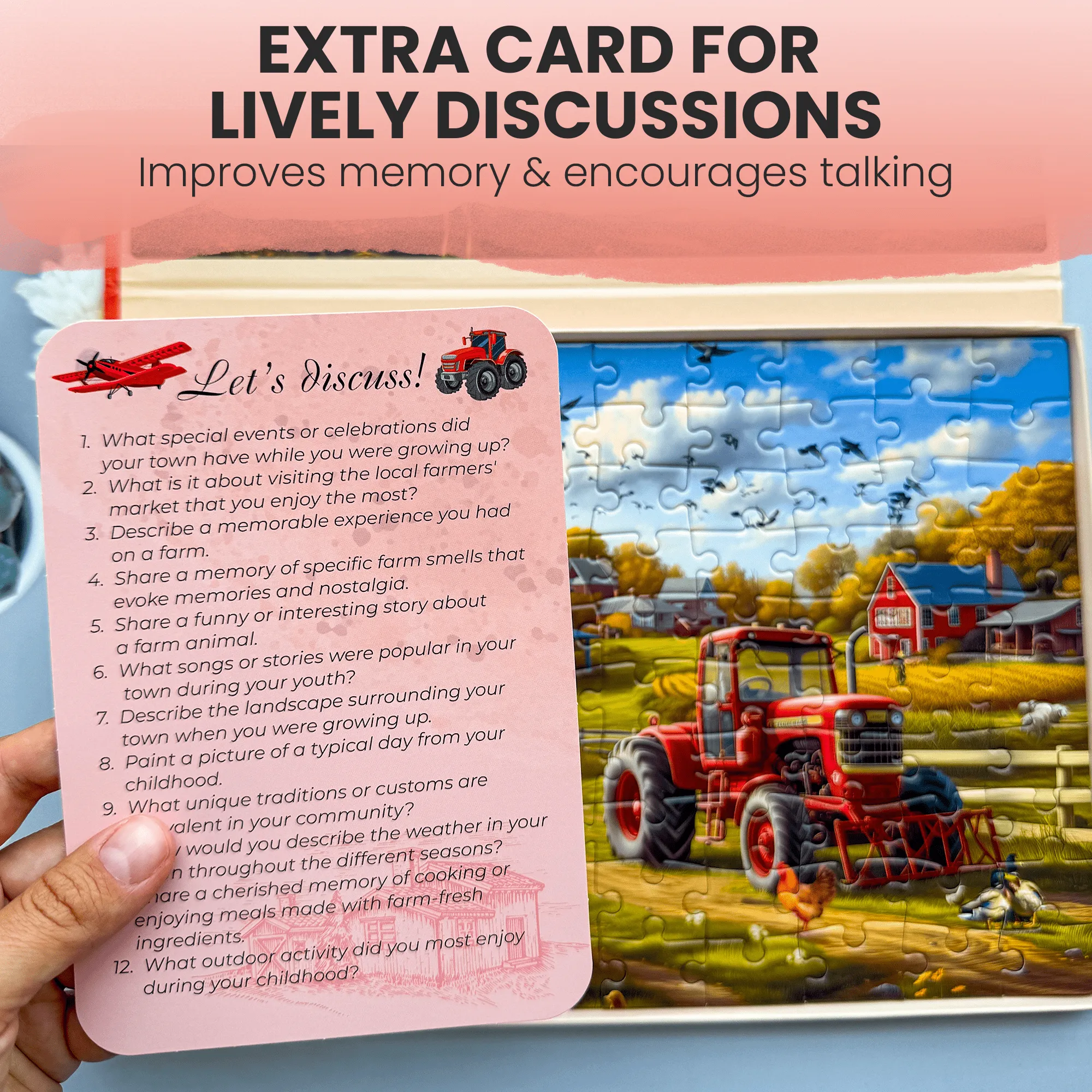 100 Pcs Dementia Puzzles for Elderly | Picturesque Views