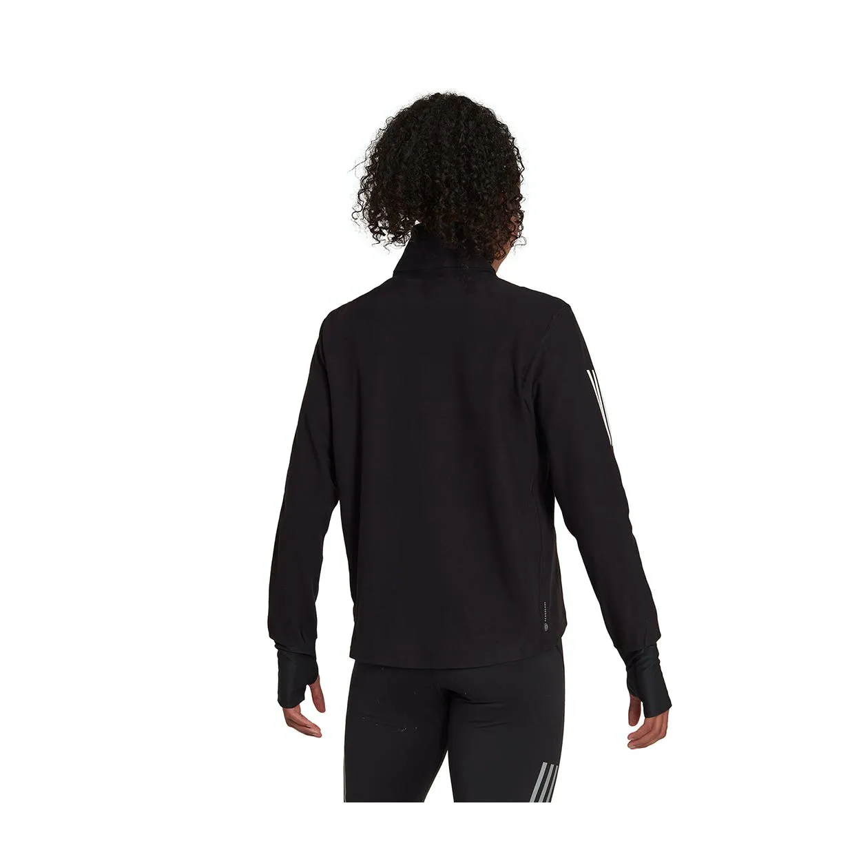 Adidas Ladies Half Zip OTR Black/White