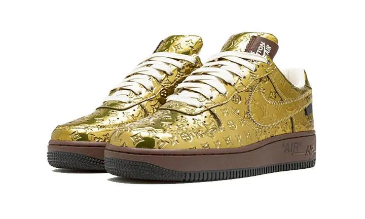 Air Force 1 Low x Louis Vuitton by Virgil Abloh Metallic Gold