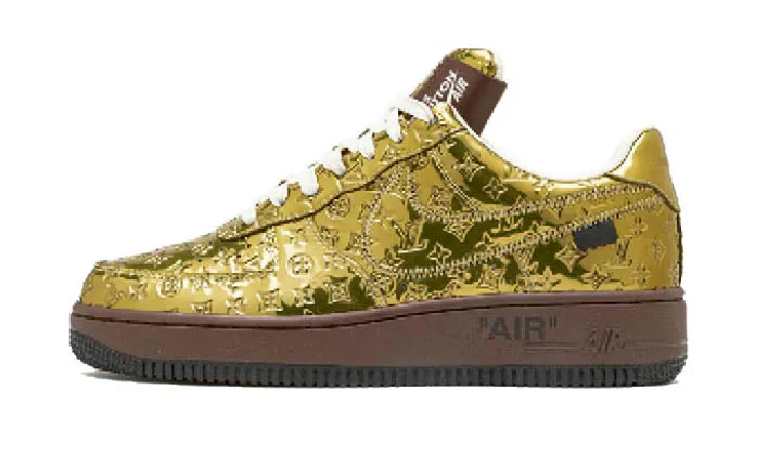 Air Force 1 Low x Louis Vuitton by Virgil Abloh Metallic Gold