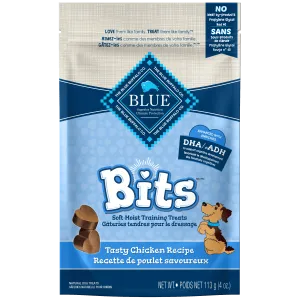 BLUE Bits Soft-Moist Training Treats; Tasty Chicken Recipe