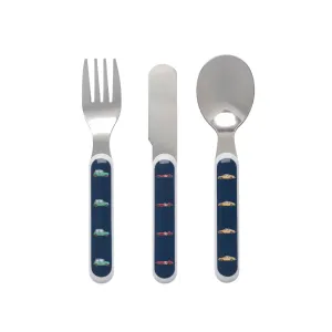 Cars Childrens Melamine Cutlery Set