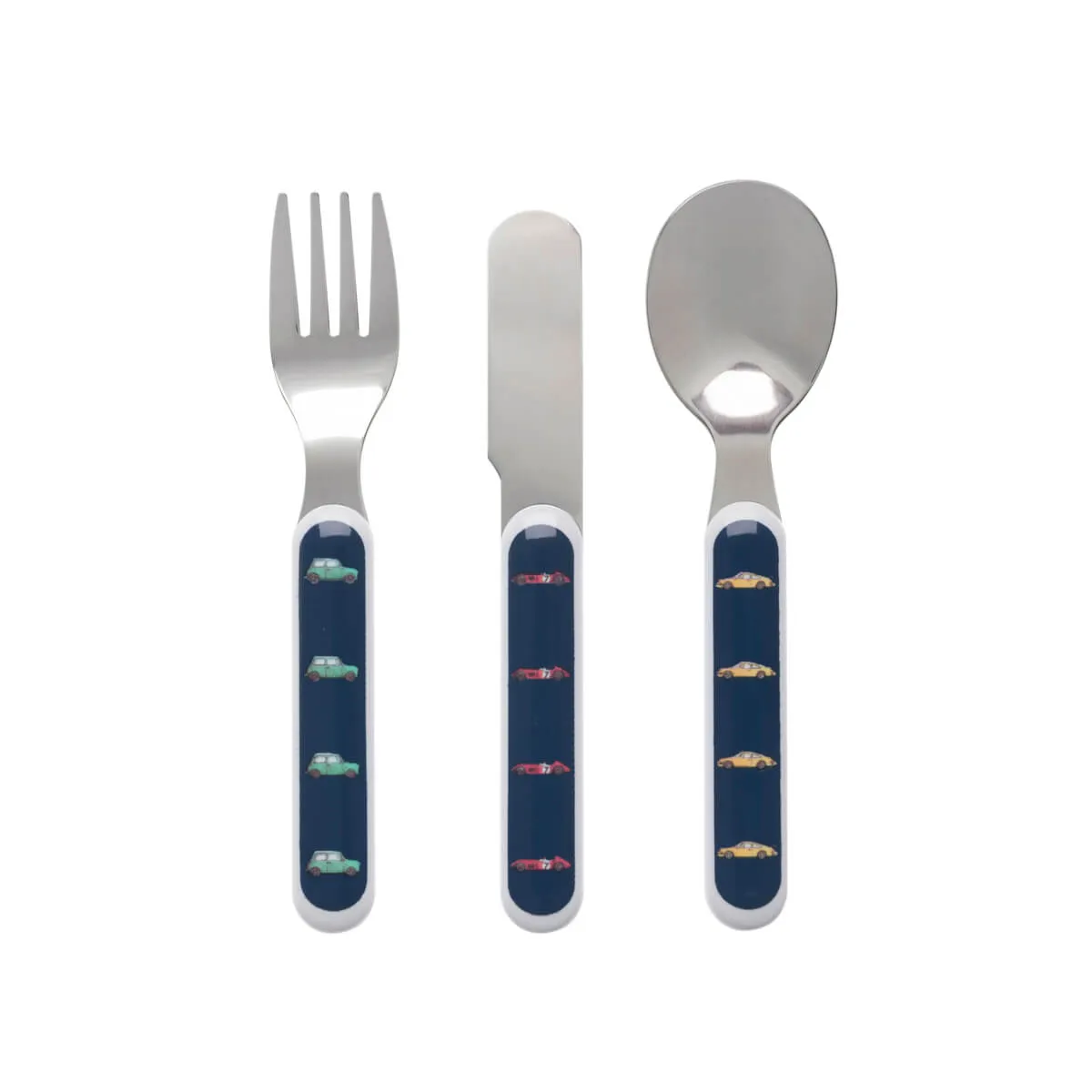 Cars Childrens Melamine Cutlery Set