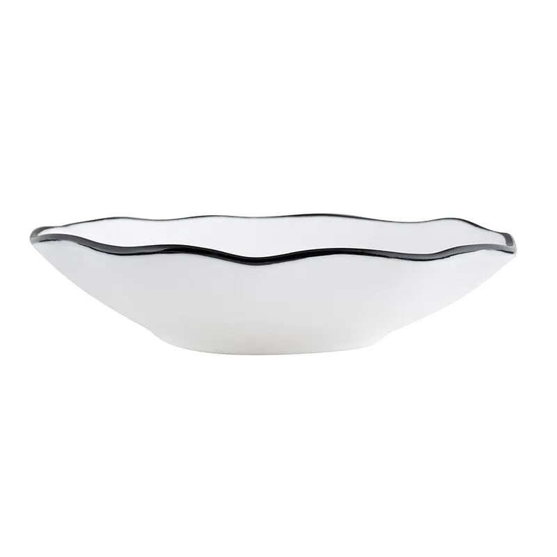 Ceramic Bowl - Small - Black Trim