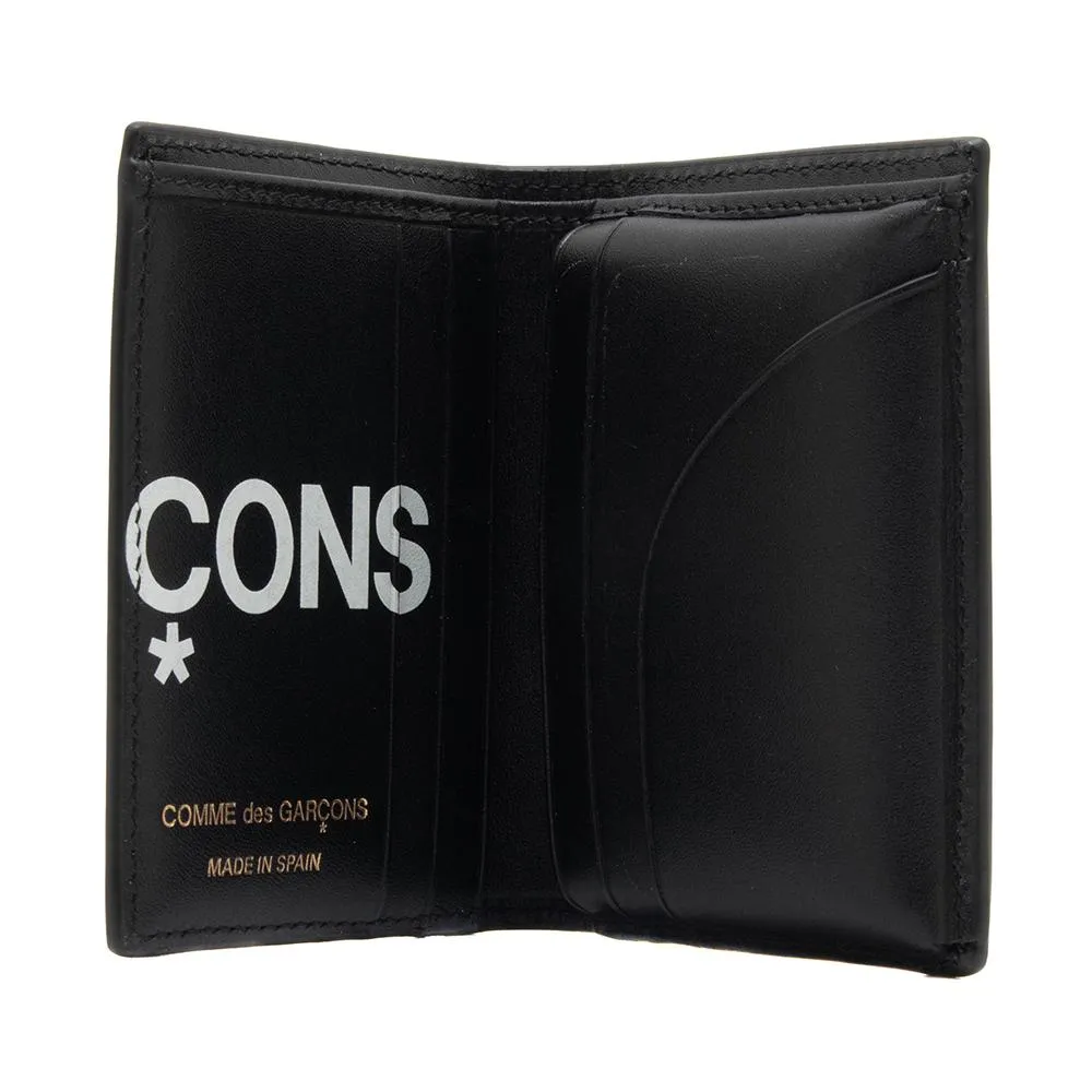 COMME des GARÇONS Bifold Wallet Huge Logo / Black