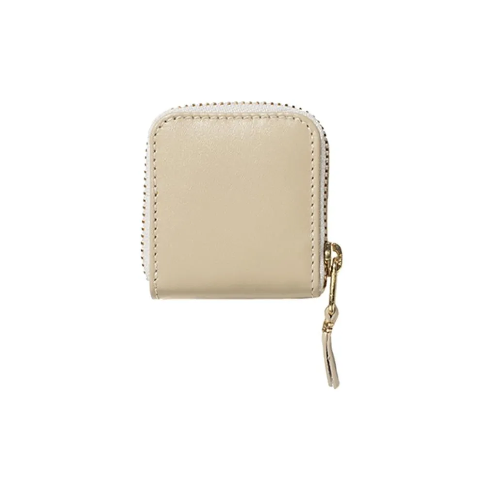 COMME des GARÇONS SA4100 Classic Leather Wallet / Off White