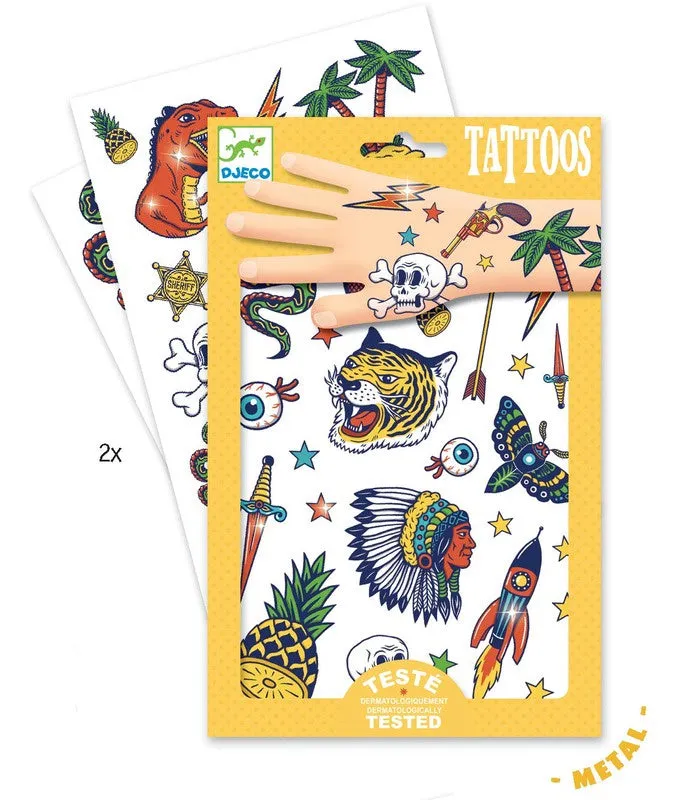 Djeco Kids Tattoos - Mixed Designs