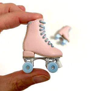 Doll roller skate boots Blythe 1/6 scale Pink