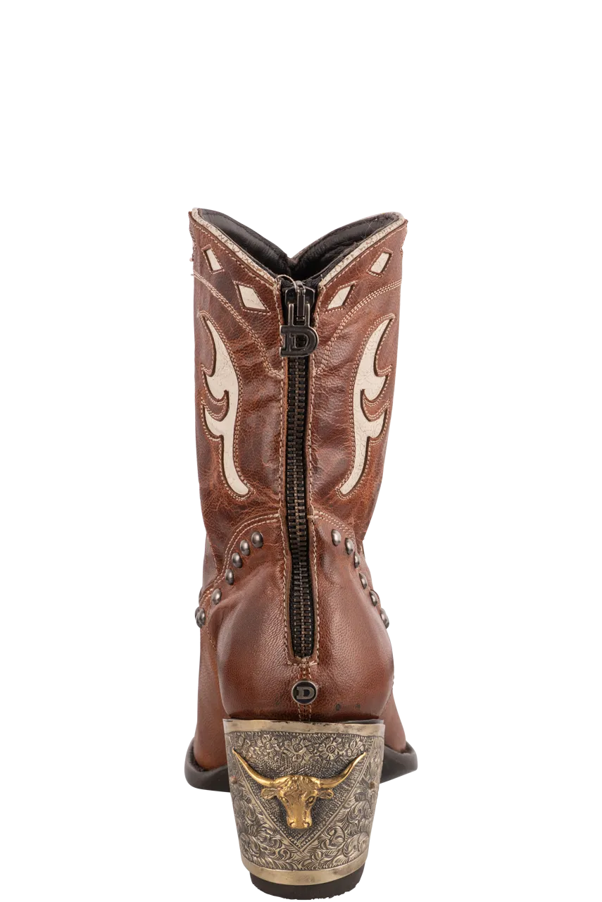 Double D Ranch by Old Gringo Women's Cattleman Boots - Brown