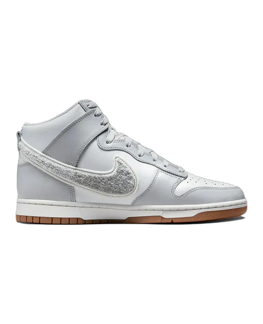 Dunk High University Chenille Swoosh Light Smoke Grey