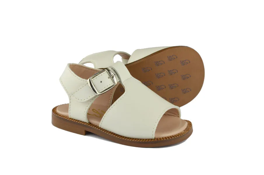 Eli1957 Girls White Sandal