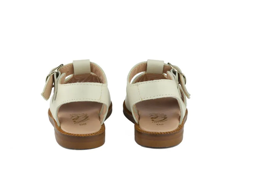 Eli1957 Girls White Sandal