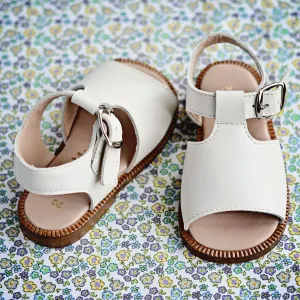 Eli1957 Girls White Sandal