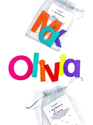 Felt Name Letters - Personalized Gifts for Kids