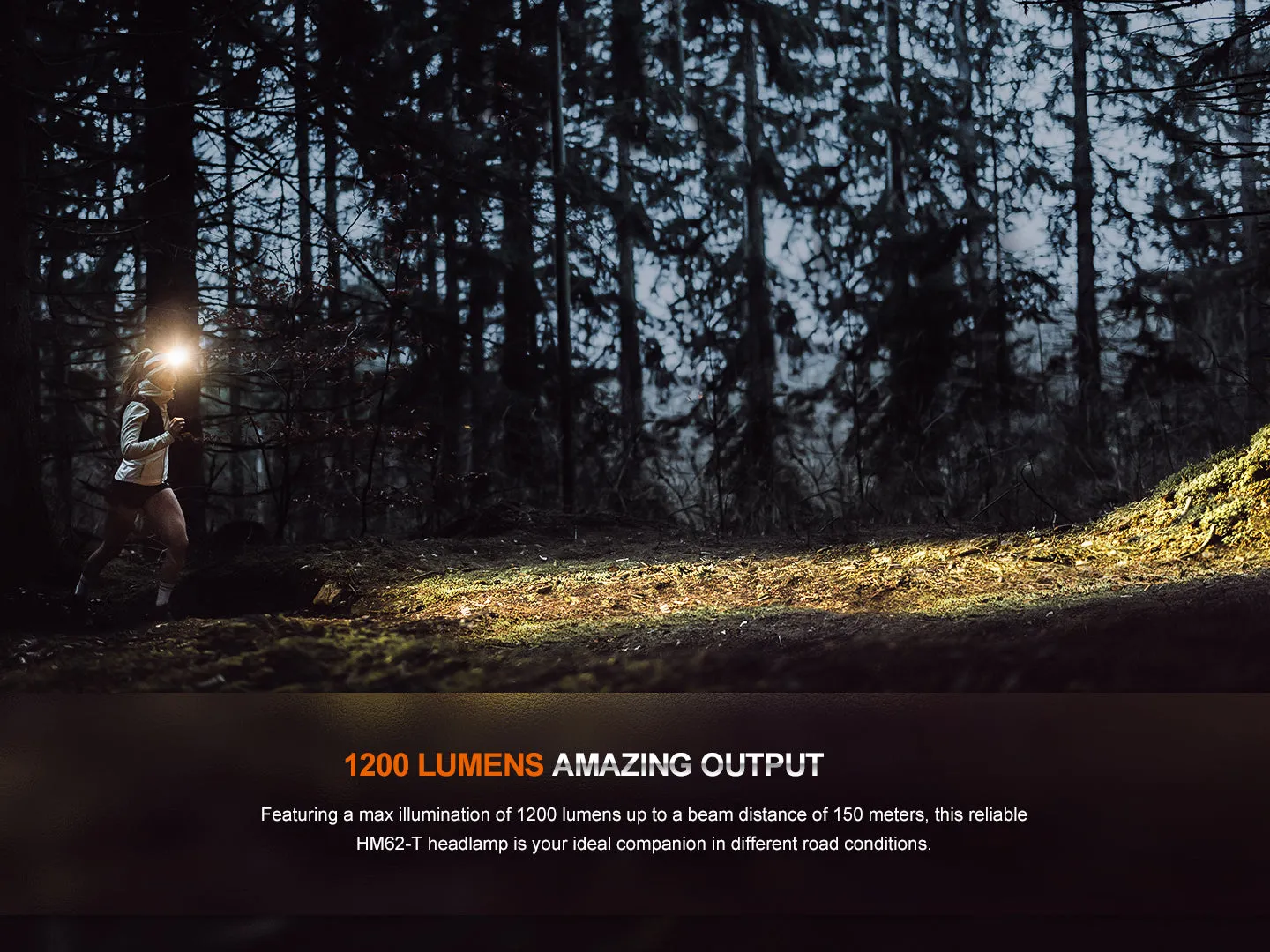 Fenix HM62-T Lightweight Trail Running Headlamp