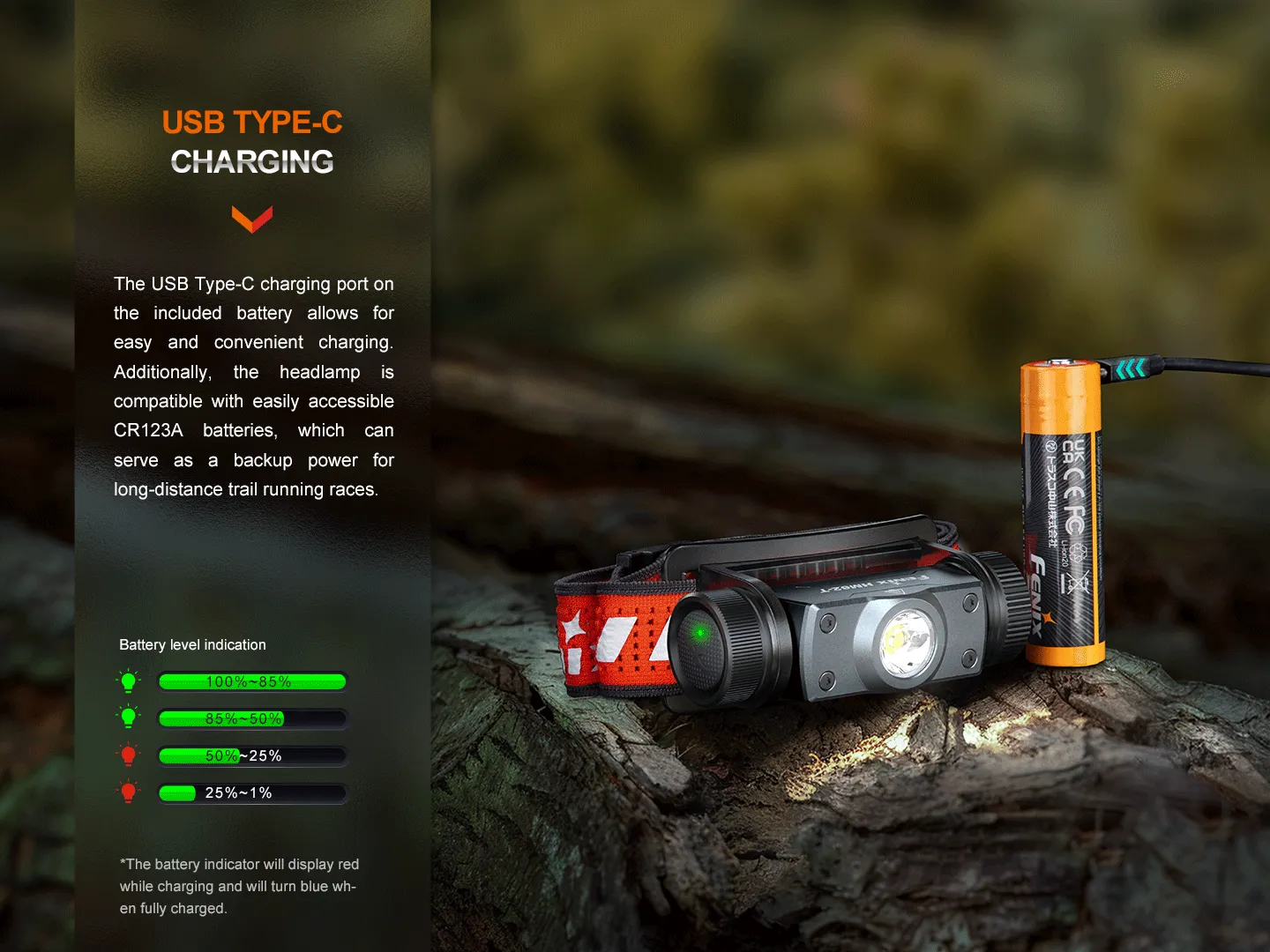 Fenix HM62-T Lightweight Trail Running Headlamp