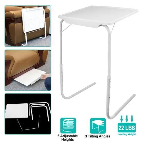 Foldable Tray Table Portable Sofa