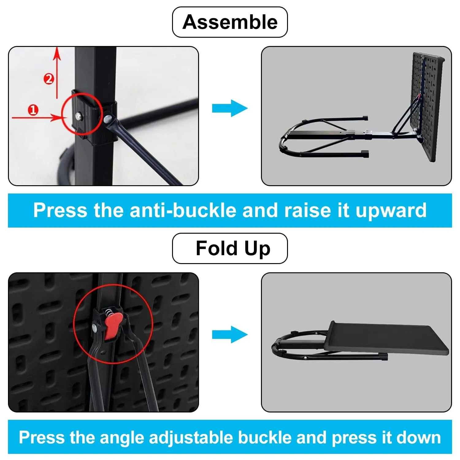 Folding Tray Portable Laptop Desk