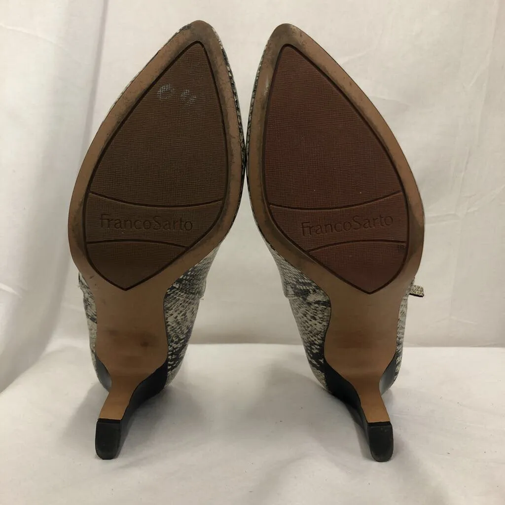 FRANCO SARTO KORA SNAKE BOOTIE SZ 8 TCC