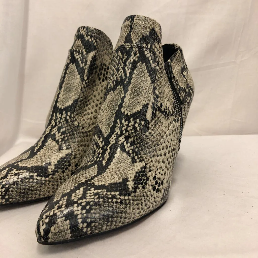 FRANCO SARTO KORA SNAKE BOOTIE SZ 8 TCC