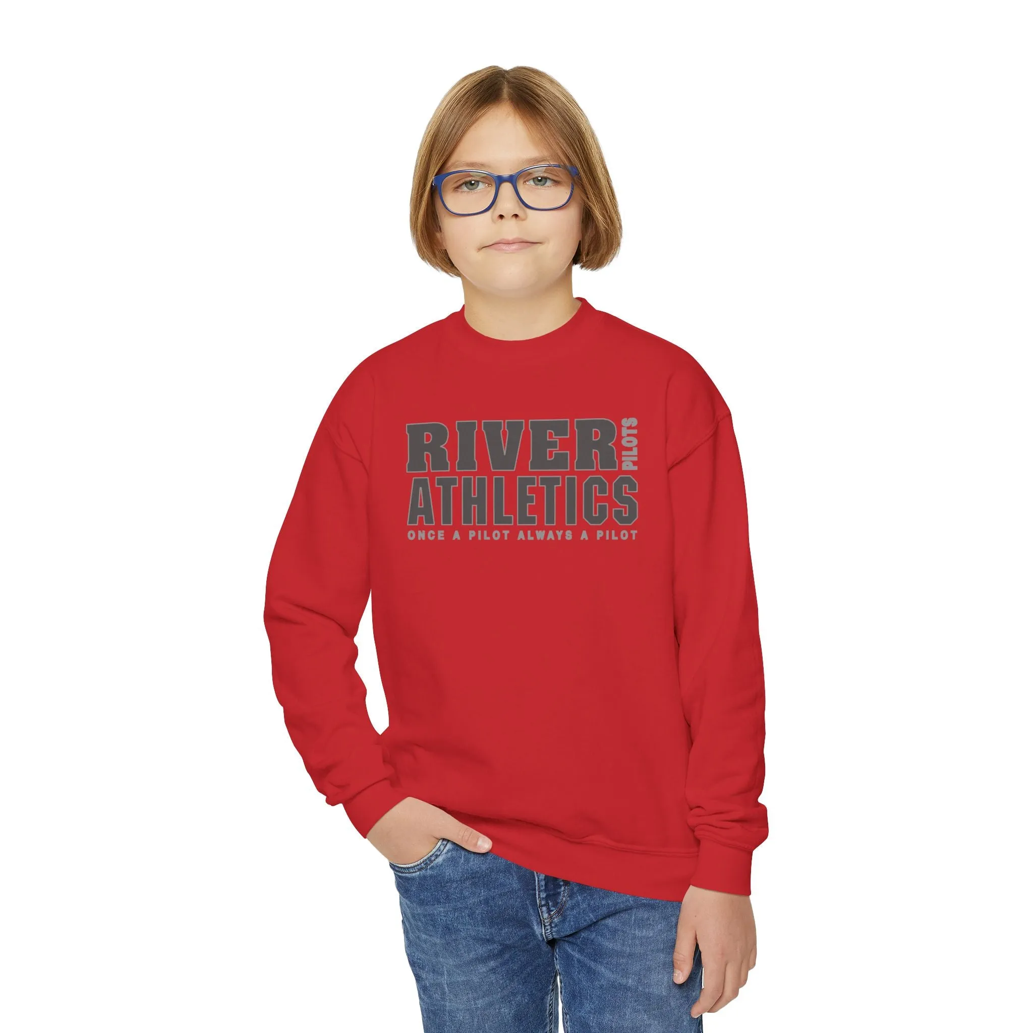 Gildan Youth Crewneck Sweatshirt - River