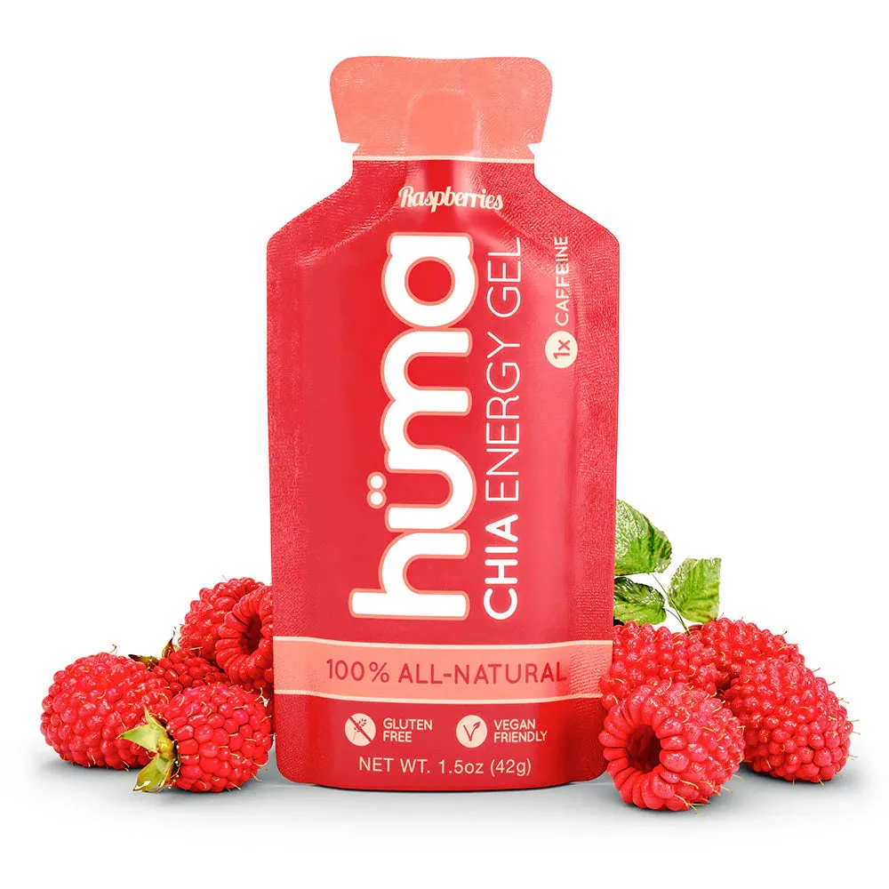 Hüma - Raspberry Caffeinated Energy Gel