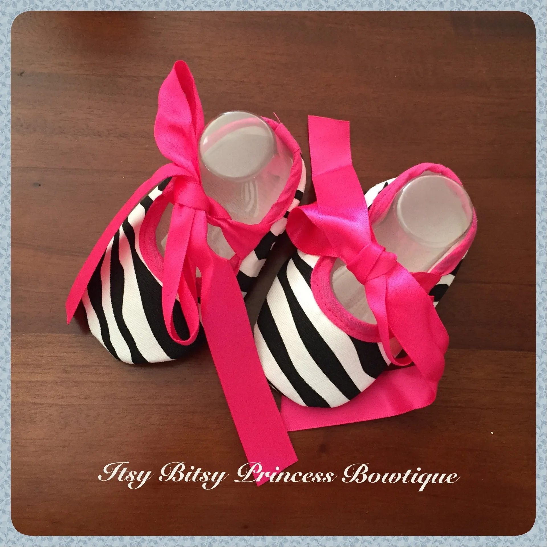 Hot Pink Zebra Shoes