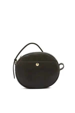 Il Bisonte Mini Oval Bag - Black