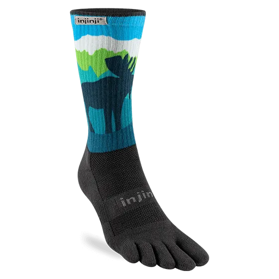 Injinji - Artist Designed Men's Crew Toe Socks