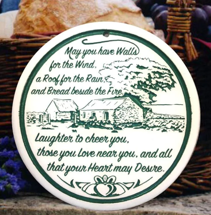 Irish Blessing Bread Warmer