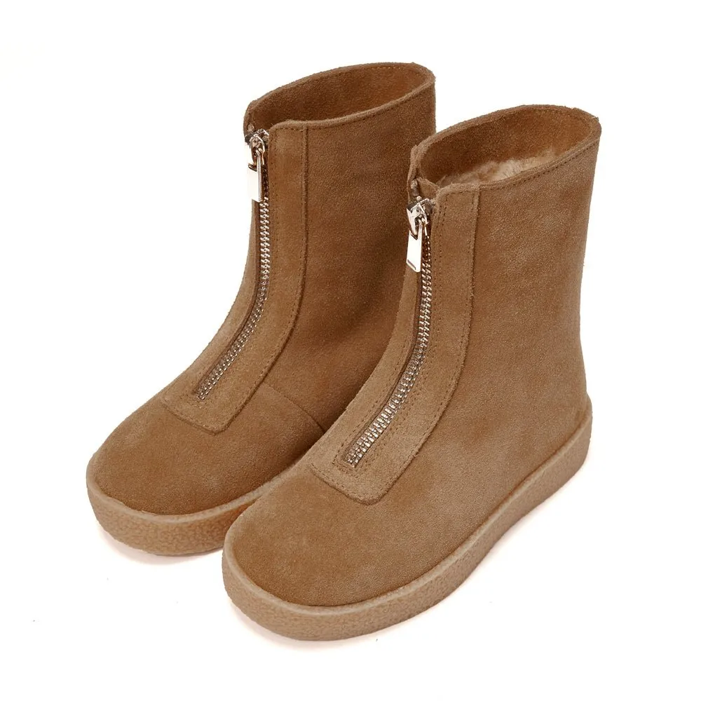 Leah Suede High Camel