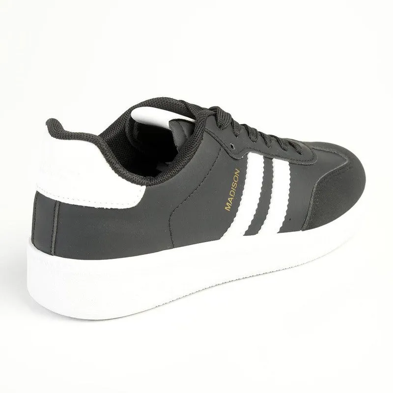 Madison Ariella Fashion Sneaker - Black / White