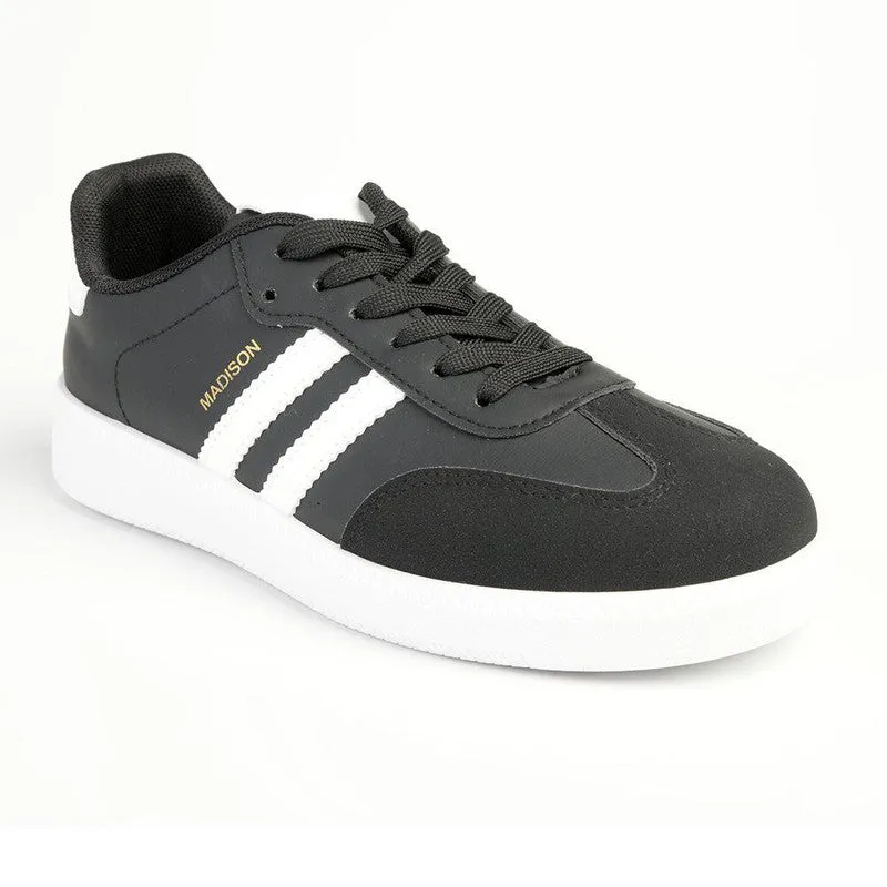 Madison Ariella Fashion Sneaker - Black / White