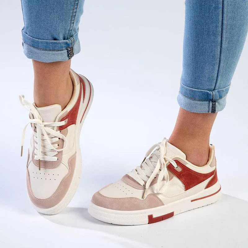 Madison Tamara Sneaker - White/Pink Multi