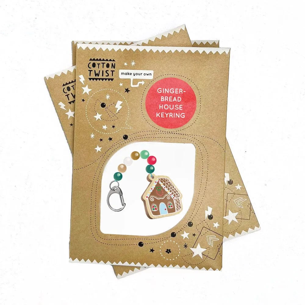 Make Your Own Gingerbread House Keyring