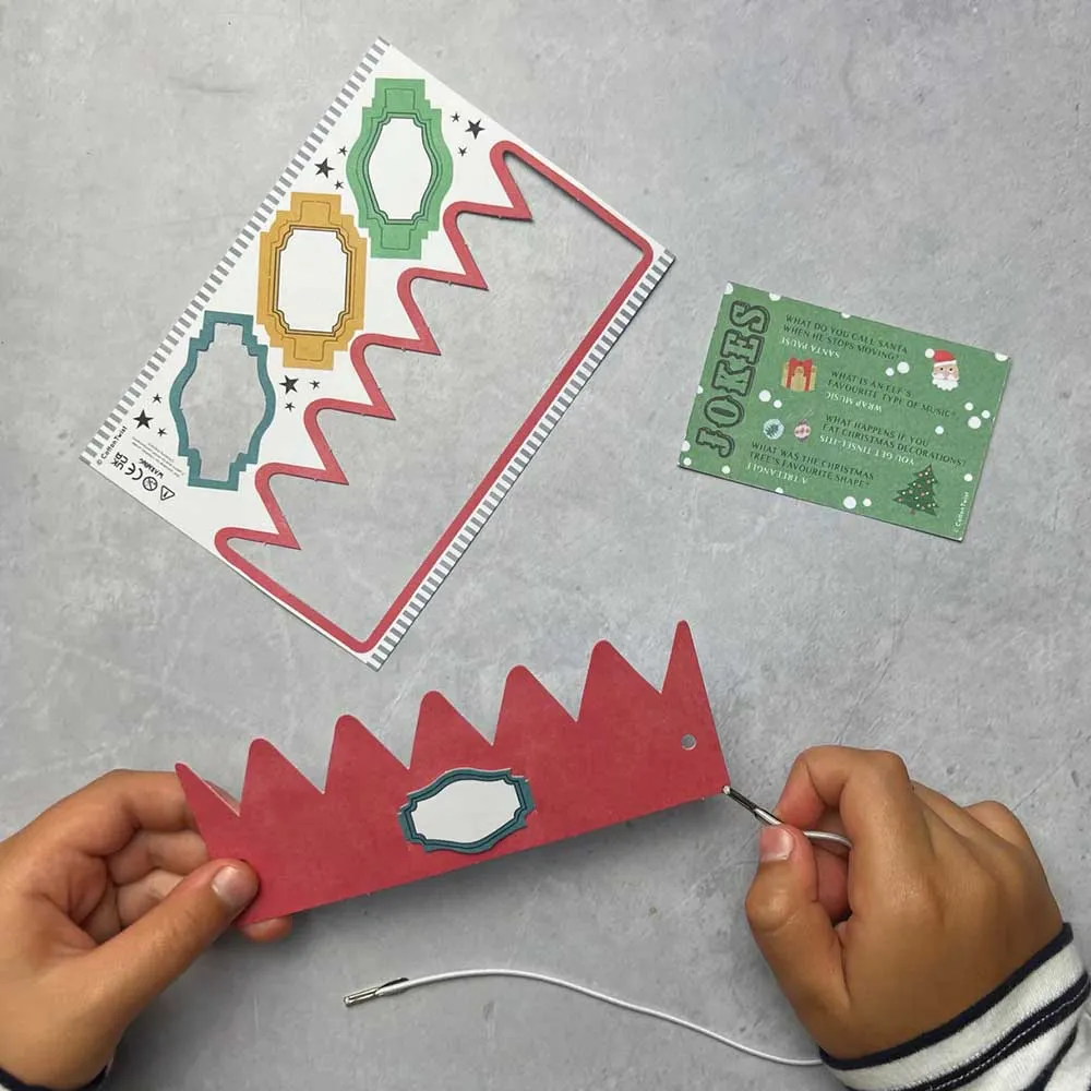 Make Your Own 'Who Am I?' Christmas Cracker Crown Kit