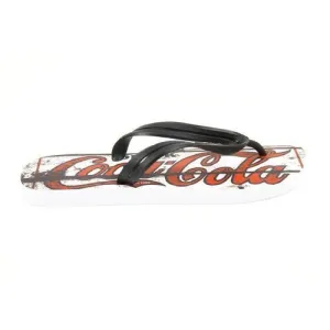 Multicolor 45/46 EUR Coca Cola mens flip flop CCA0127 OLD BLACK