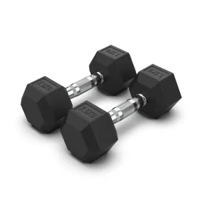 New Hex Dumbbell 2x7.5kg (PAIR)