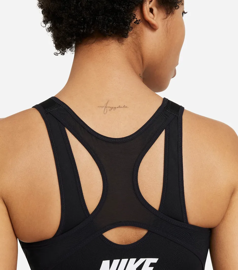 Nike Swoosh High Support Padded Zip Front Sports Bra