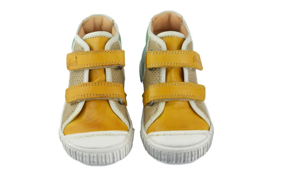 Ocra Boys Green & Yellow Hightop