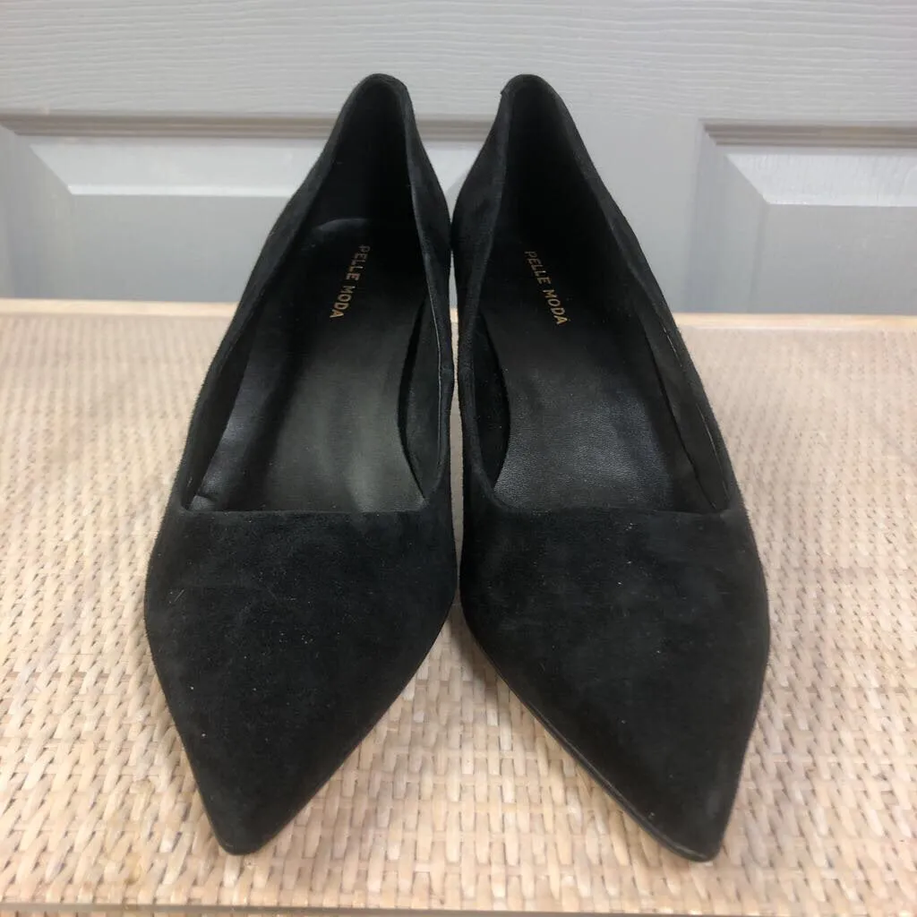 PELLE MODE KEANA BLACK HEELS SZ 9M TCC