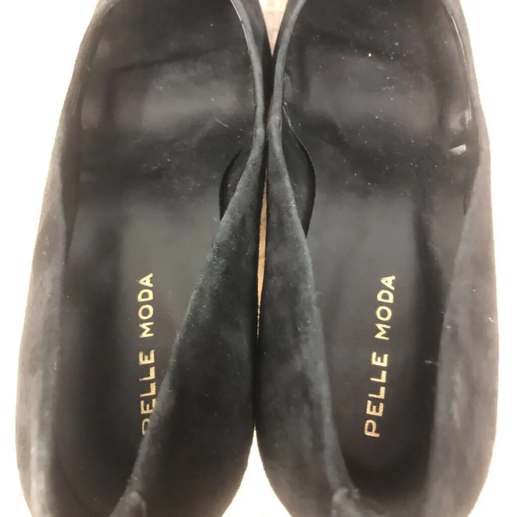 PELLE MODE KEANA BLACK HEELS SZ 9M TCC