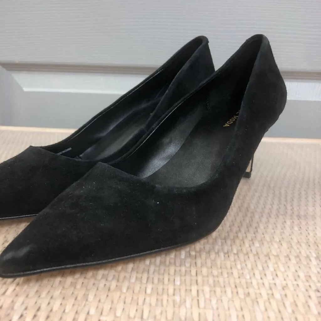 PELLE MODE KEANA BLACK HEELS SZ 9M TCC