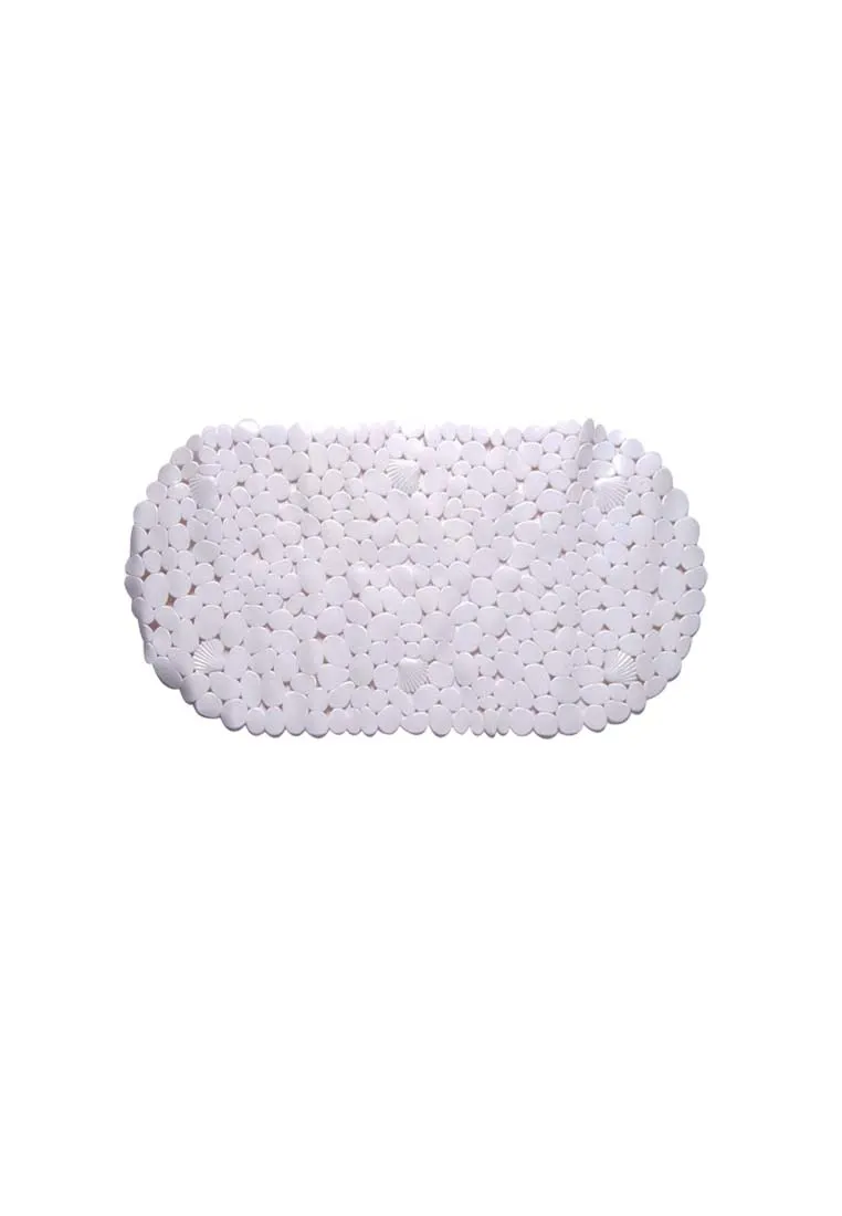 Plain Stone Design Anti Slip Pvc Bath Mat