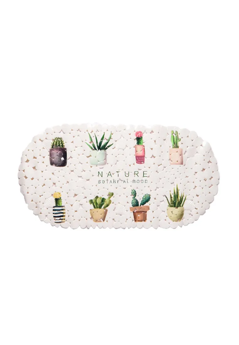 Printed Design Anti Sipp Vc Bath Mat