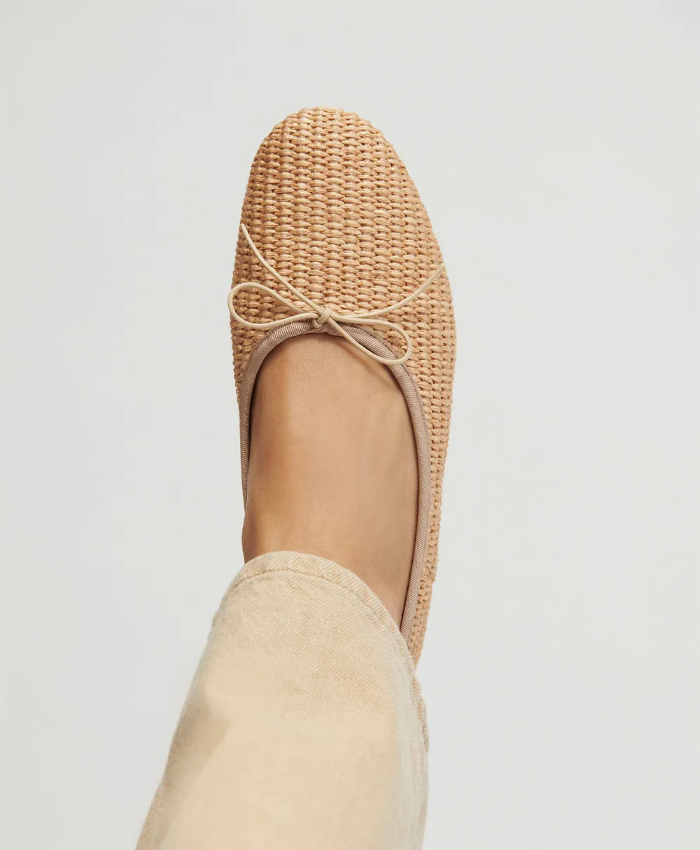 Raffia Dream Ballerina - Natural