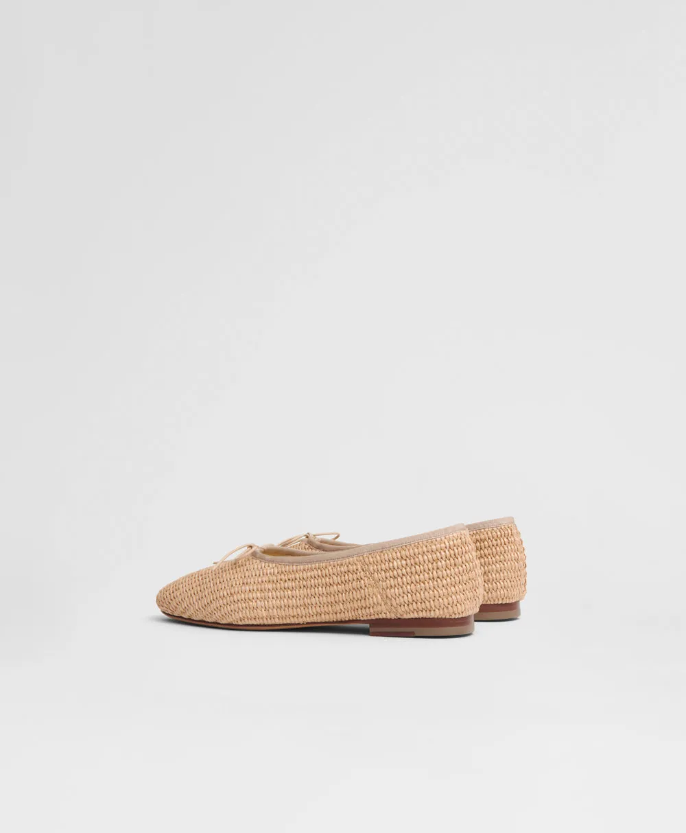 Raffia Dream Ballerina - Natural