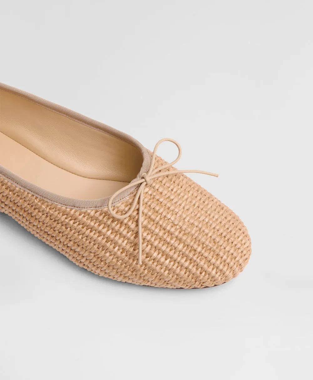 Raffia Dream Ballerina - Natural