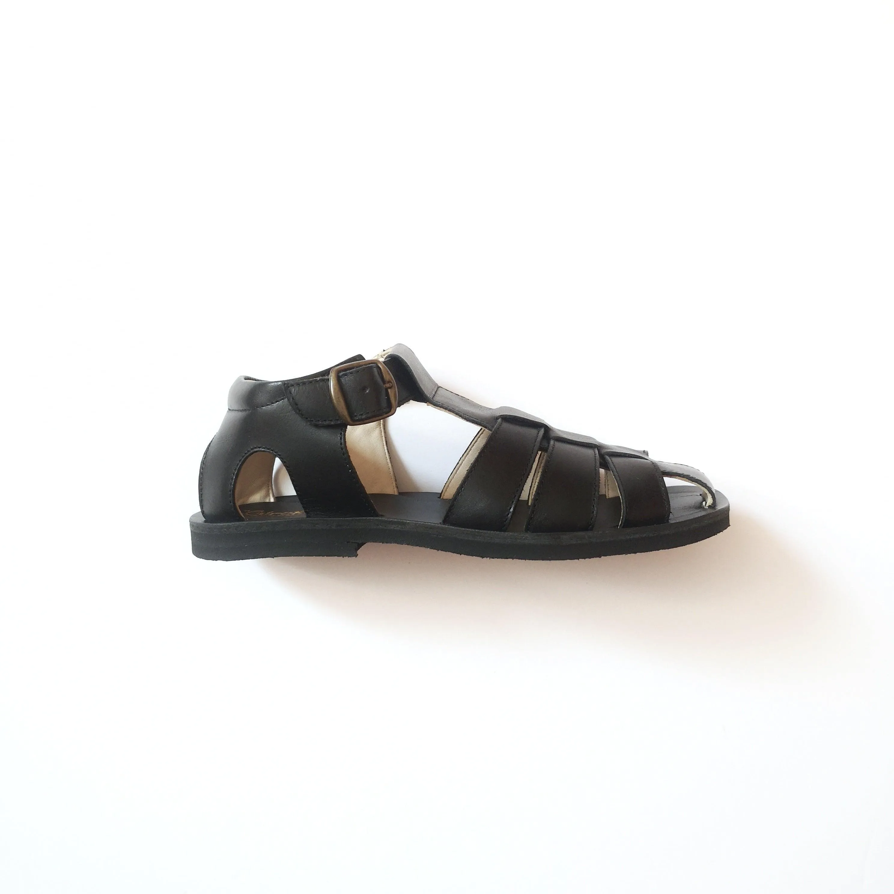 Sandals -laredo nero rubber sole(in-stock)