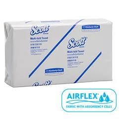 Scott 28610 M-Fold Hand Towel Airflex 1-ply 250's